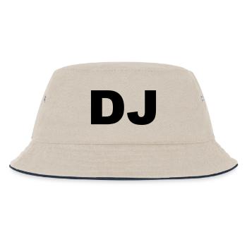DJ - Bob Enfant - blanc cassé/bleu marine - Devant