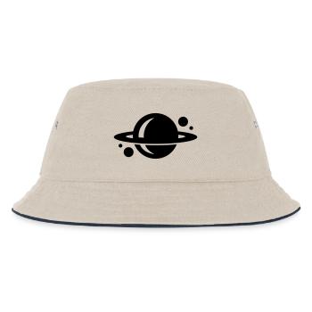 planète - Bob Enfant - blanc cassé/bleu marine - Devant