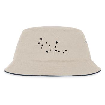 Sternbild Jungfrau - Kinder Bucket Hat - Natur/Navy - Vorne