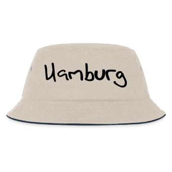 hamburg - Kinder Bucket Hat - Natur/Navy - Vorne