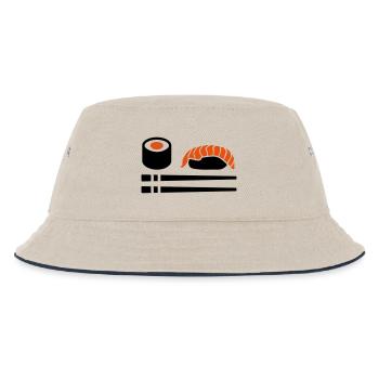 Sushi - Kids’ Bucket Hat - ecru/navy - Front