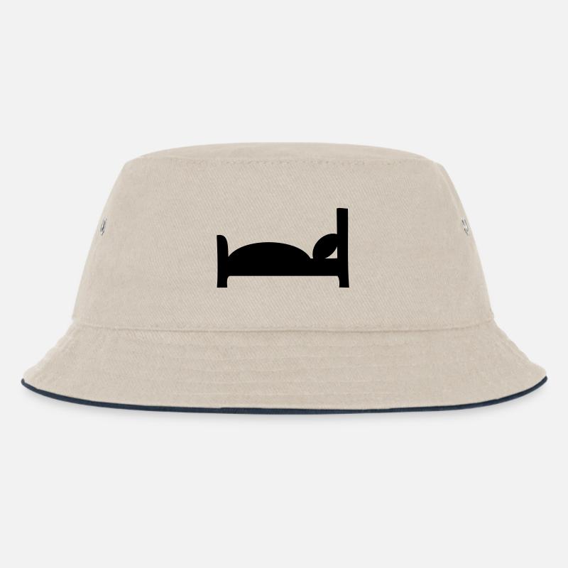 Bett - Kinder Bucket Hat - Natur/Navy