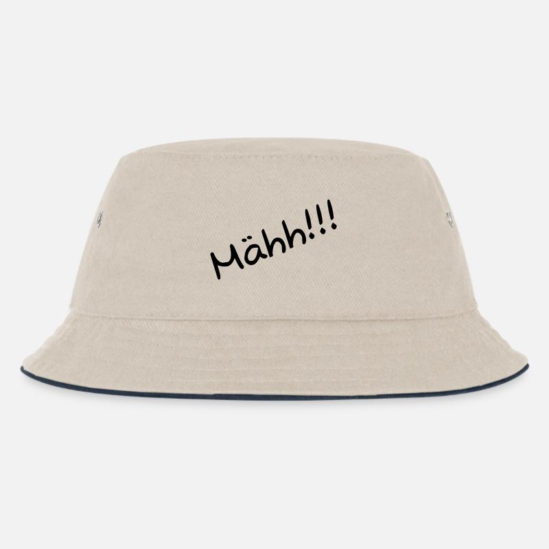 schaf_hinten - Kinder Bucket Hat - Natur/Navy