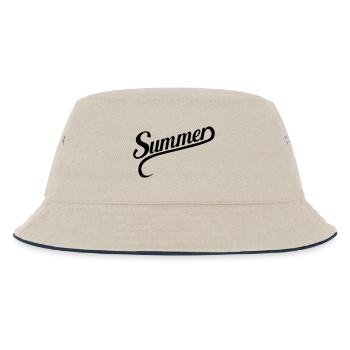 Design d'été cool - Bob Enfant - blanc cassé/bleu marine - Devant