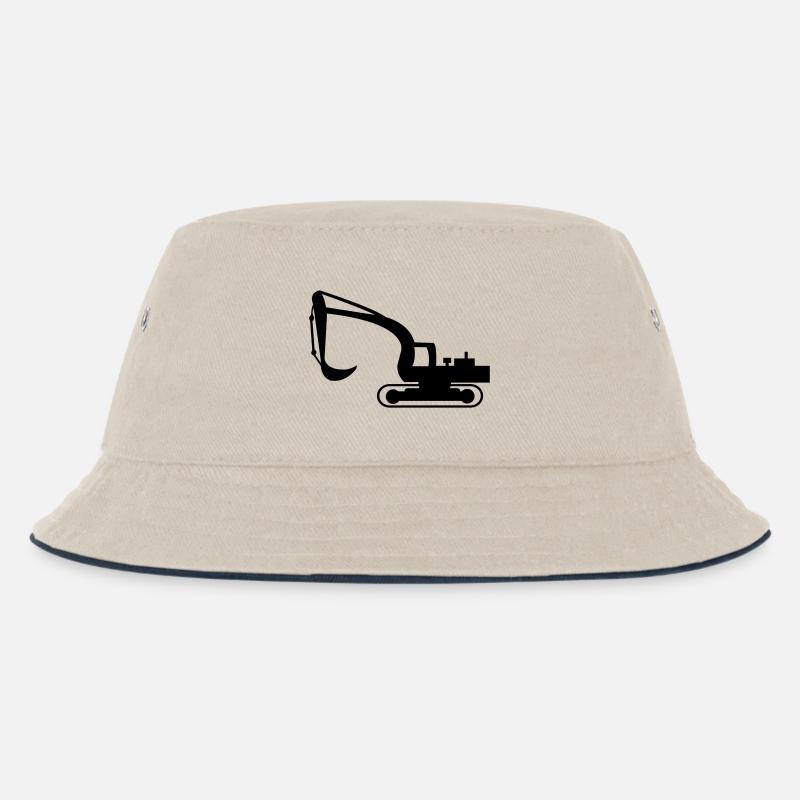 bagger - Kinder Bucket Hat - Natur/Navy