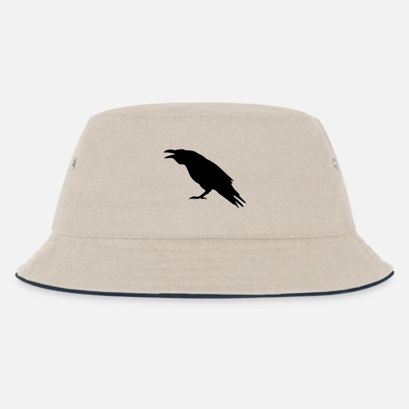 Rabe - Kinder Bucket Hat - Natur/Navy