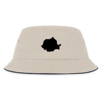 Romania - Kids’ Bucket Hat - ecru/navy - Front