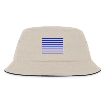 SAILOR - Kids’ Bucket Hat - ecru/navy - Front