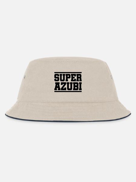 super azubi - Kinder Bucket Hat - Natur/Navy