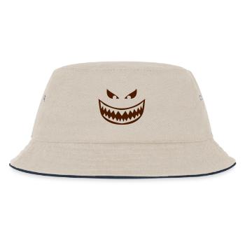 Fierce tooth smiley tooth 1612 - Kids’ Bucket Hat - ecru/navy - Front