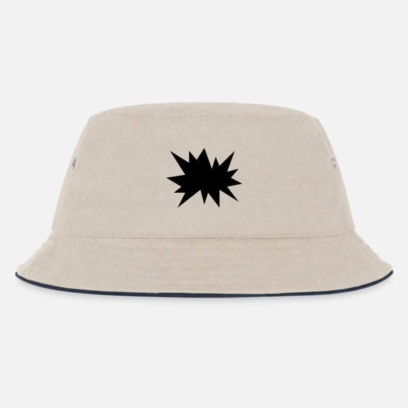 Boom!! - Kinder Bucket Hat - Natur/Navy