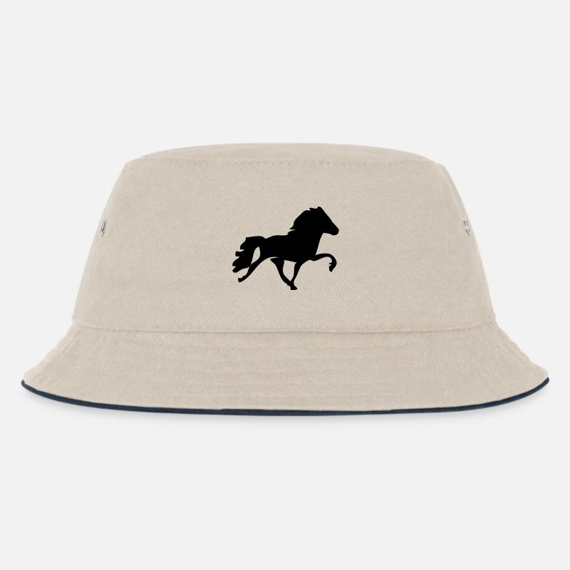 Tölter - Kinder Bucket Hat - Natur/Navy