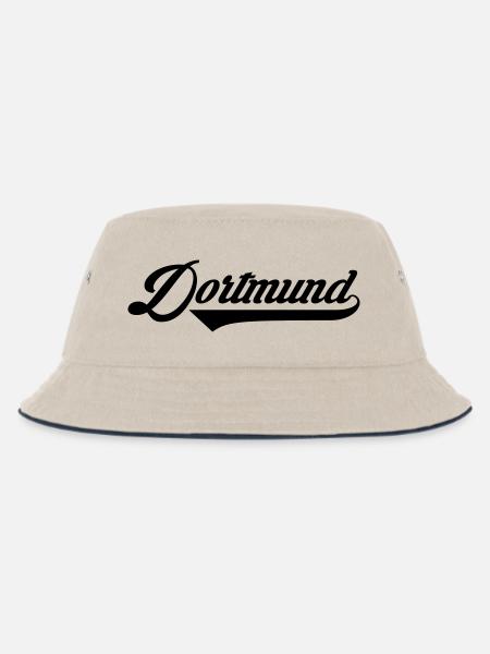 Dortmund Swash - Kinder Bucket Hat - Natur/Navy