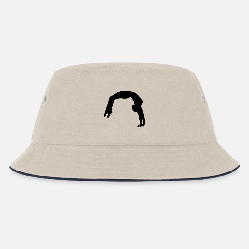 Flick Flack - Kinder Bucket Hat - Natur/Navy