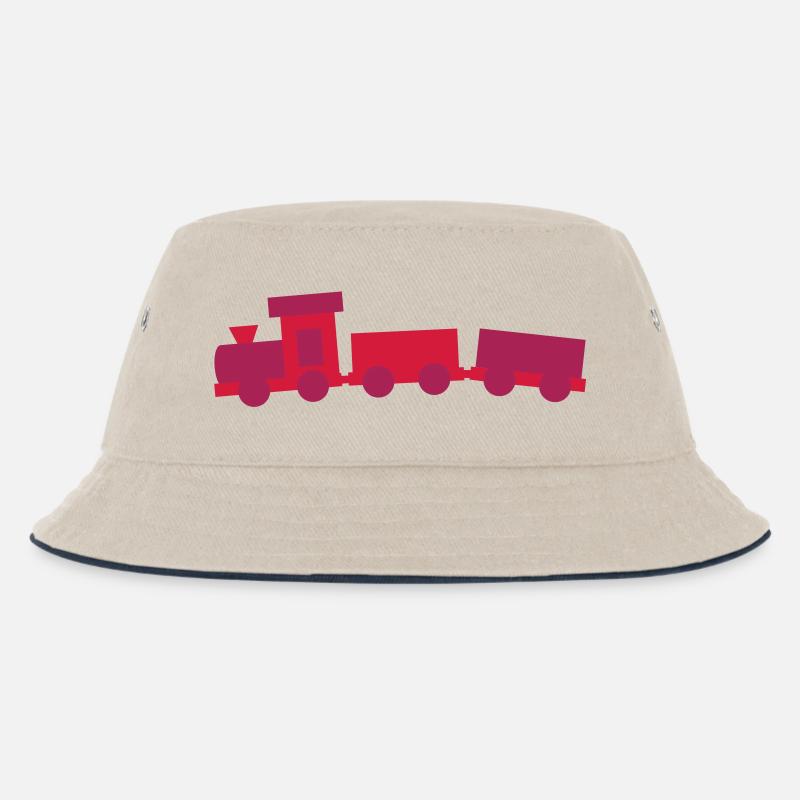 ferroviaire - Bob Enfant - blanc cassé/bleu marine