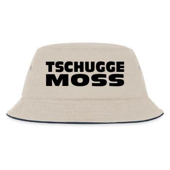 Tschugge Moss / Manisch / Frau / Gießen - Kinder Bucket Hat - Natur/Navy - Vorne