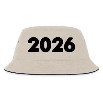 2026 - Bob Enfant - blanc cassé/bleu marine - Devant