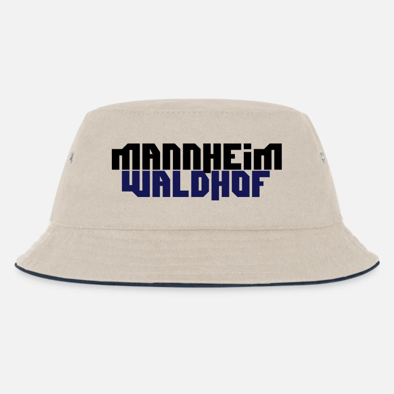 mannheim waldhof - Kinder Bucket Hat - Natur/Navy