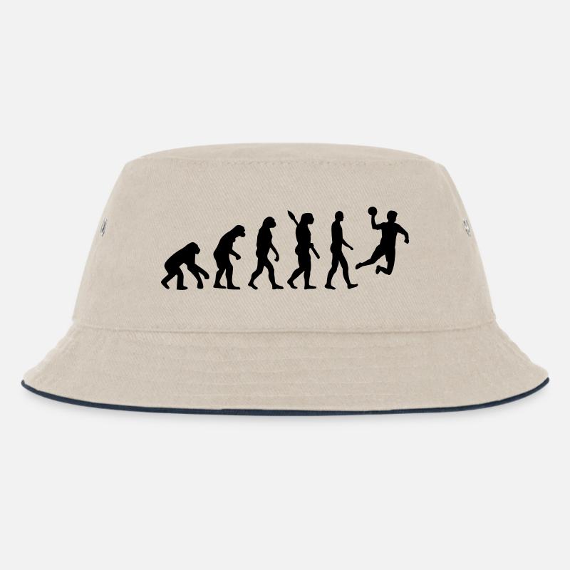 Evolution Handball - Kinder Bucket Hat - Natur/Navy