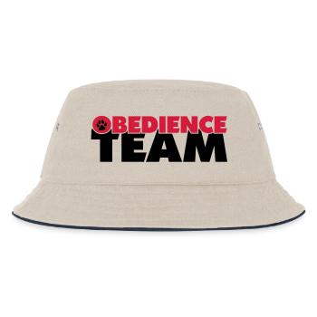 obedienceteam4 - Kinder Bucket Hat - Natur/Navy - Vorne