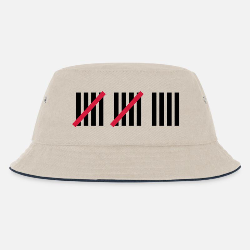 14 . Geburtstag - Kinder Bucket Hat - Natur/Navy