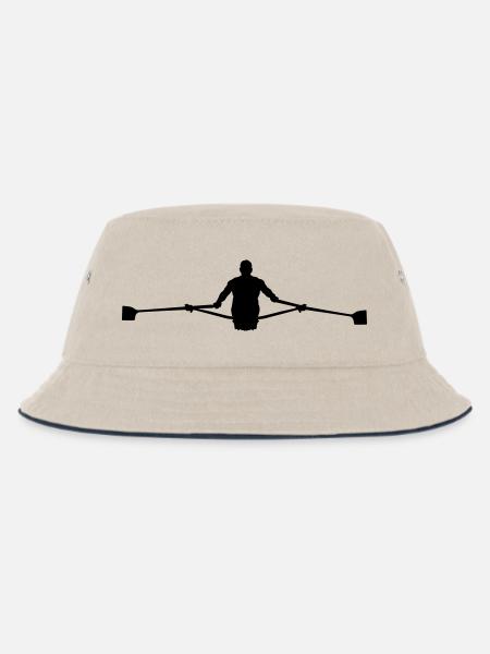 Rudern - Kinder Bucket Hat - Natur/Navy