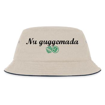 Nu guggemada - Kinder Bucket Hat - Natur/Navy - Vorne