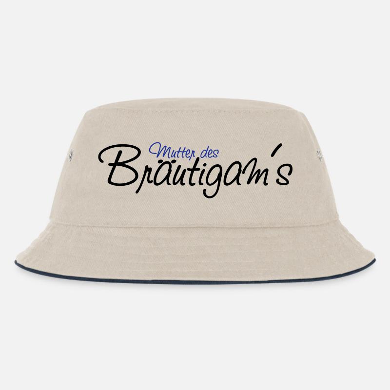 mutter_des_braeutigams - Kids’ Bucket Hat - ecru/navy