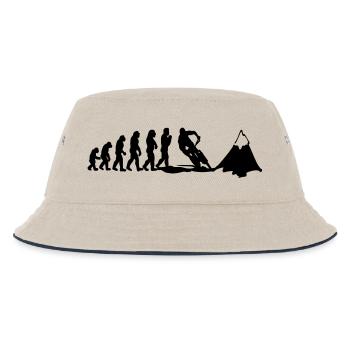 mountainbike evolution - Kinder Bucket Hat - Natur/Navy - Vorne