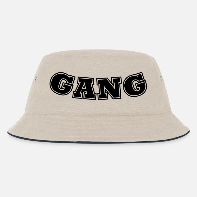Bande - Kinder Bucket Hat - Natur/Navy