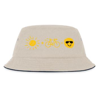 Soleil et vélo - Bob Enfant - blanc cassé/bleu marine - Devant