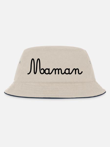 MAMAN - Bob Enfant - blanc cassé/bleu marine