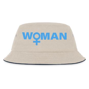 Woman - Kids’ Bucket Hat - ecru/navy - Front