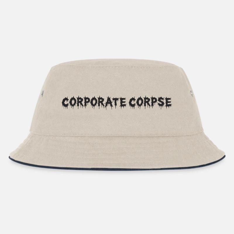 Corporate Corpse - Kinder Bucket Hat - Natur/Navy