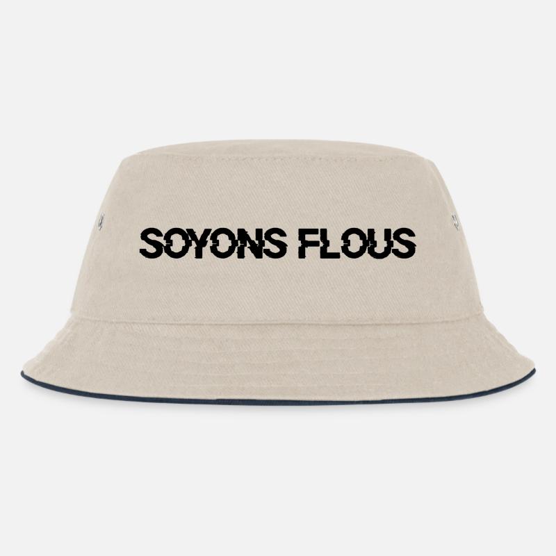Soyons flous - Bob Enfant - blanc cassé/bleu marine