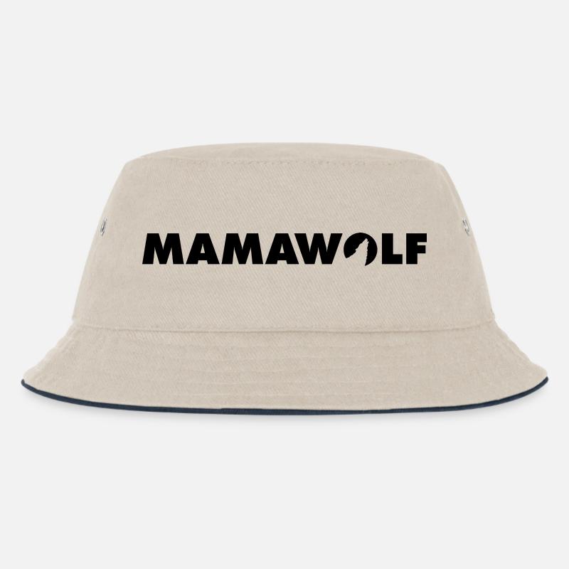 Lettrage Mamawolf - Bob Enfant - blanc cassé/bleu marine