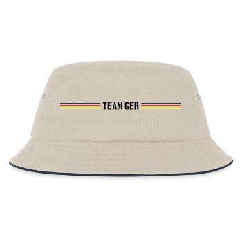 Team Germany Germany Flag - Kids’ Bucket Hat - ecru/navy - Front