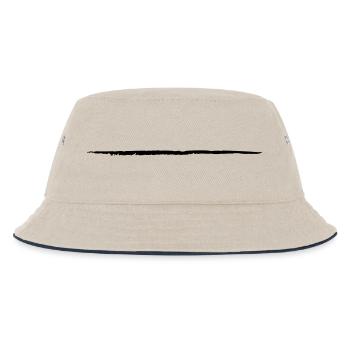 rafraîchir ligne coup de pinceau raye la ligne color - Bob Enfant - blanc cassé/bleu marine - Devant