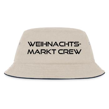 weihnachtsmarkt crew - Kinder Bucket Hat - Natur/Navy - Vorne