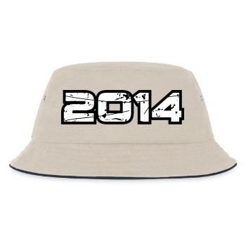 2014 - Kinder Bucket Hat - Natur/Navy - Vorne
