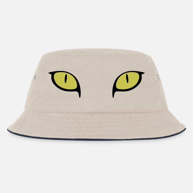Yeux de chat - Bob Enfant - blanc cassé/bleu marine