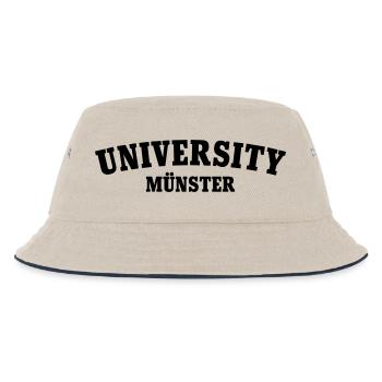 University of Münster - Kids’ Bucket Hat - ecru/navy - Front