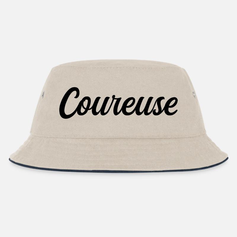 Coureuse - Bob Enfant - blanc cassé/bleu marine