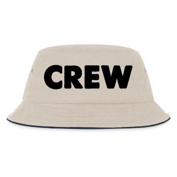 Crew - Kinder Bucket Hat - Natur/Navy - Vorne