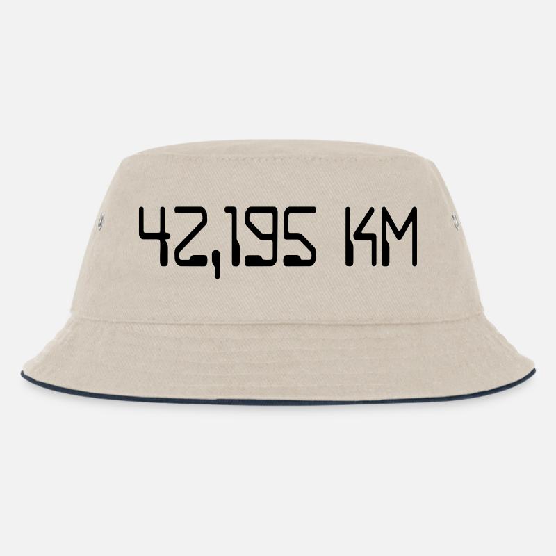 Marathon - Kinder Bucket Hat - Natur/Navy