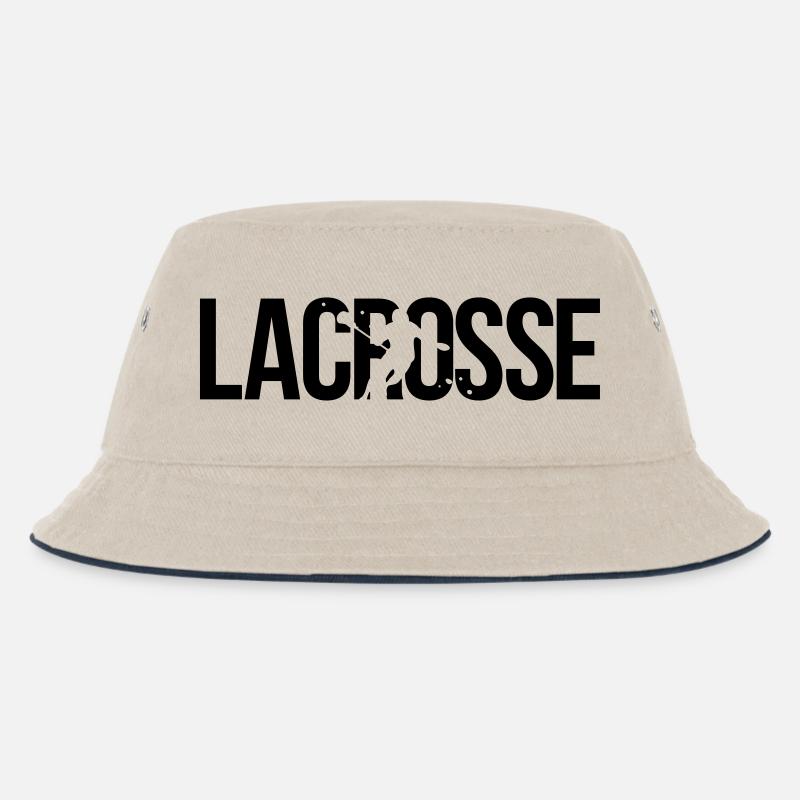 lacrosse - Kinder Bucket Hat - Natur/Navy