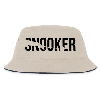 snooker - Kids’ Bucket Hat - ecru/navy - Front