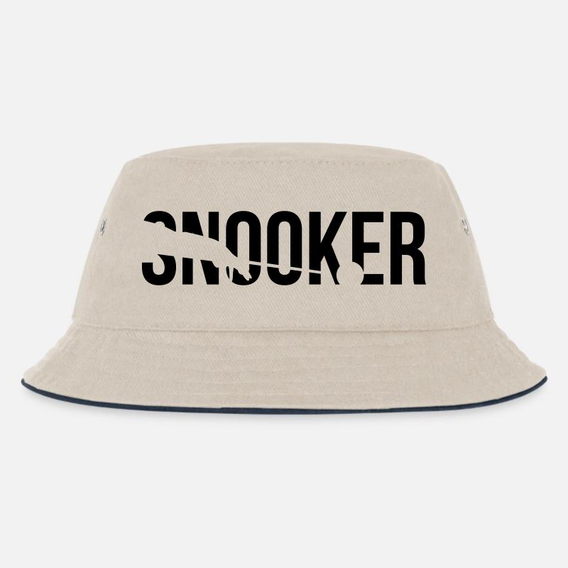 snooker - Kinder Bucket Hat - Natur/Navy