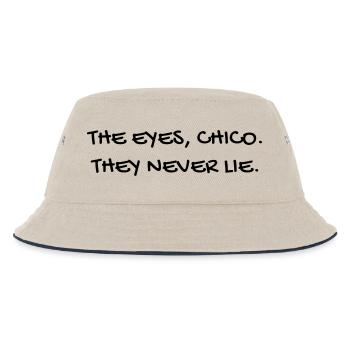 Cinema / Film / Zitat / TV-Serie - Kinder Bucket Hat - Natur/Navy - Vorne
