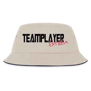 teamplayer extreme - Kinder Bucket Hat - Natur/Navy - Vorne